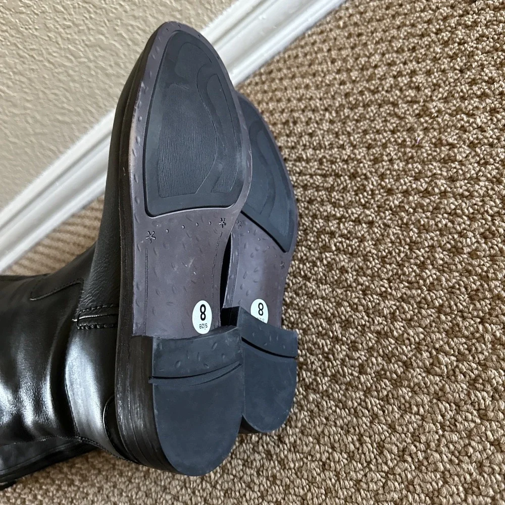 NEW  $275 Franco Sarto Meyer Women's Leather ‎ Boots Size 8